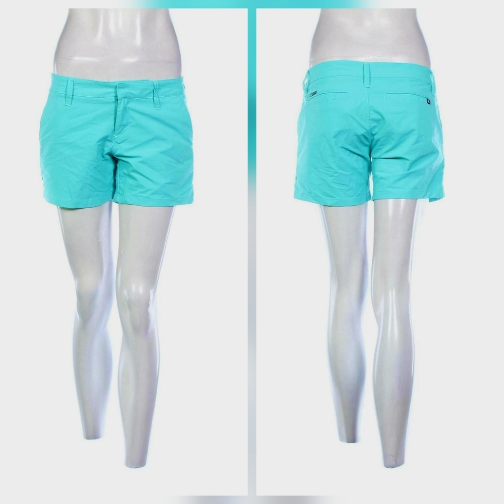 Vintage 1990s Turquoise Blue Surf Board Shorts by Hurley